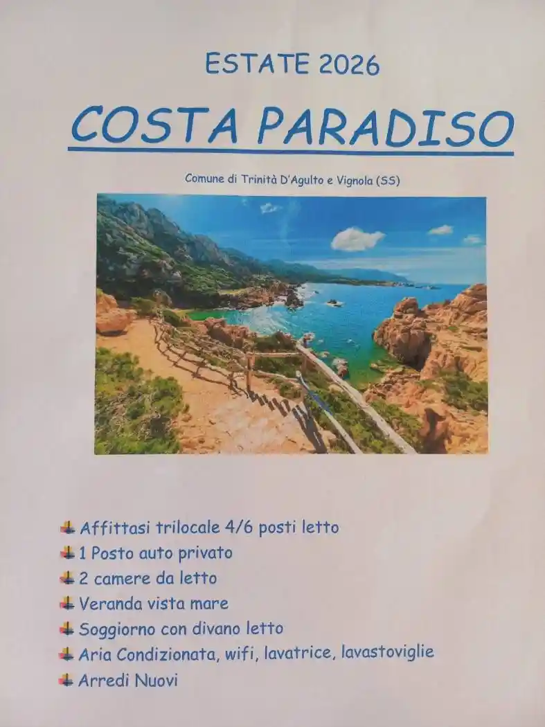 Villetta a schiera in affitto a Trinità d'Agultu e Vignola