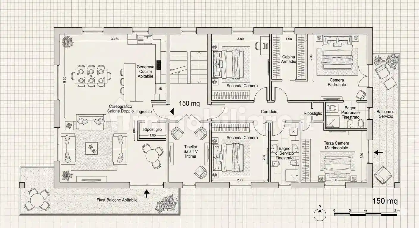 Appartamento in affitto a Roma