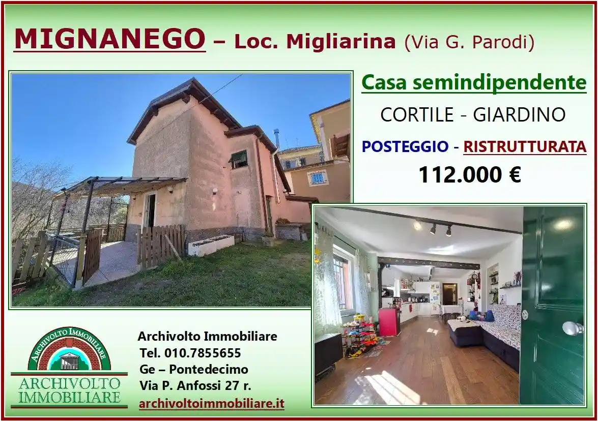 Casa indipendente in vendita a Mignanego