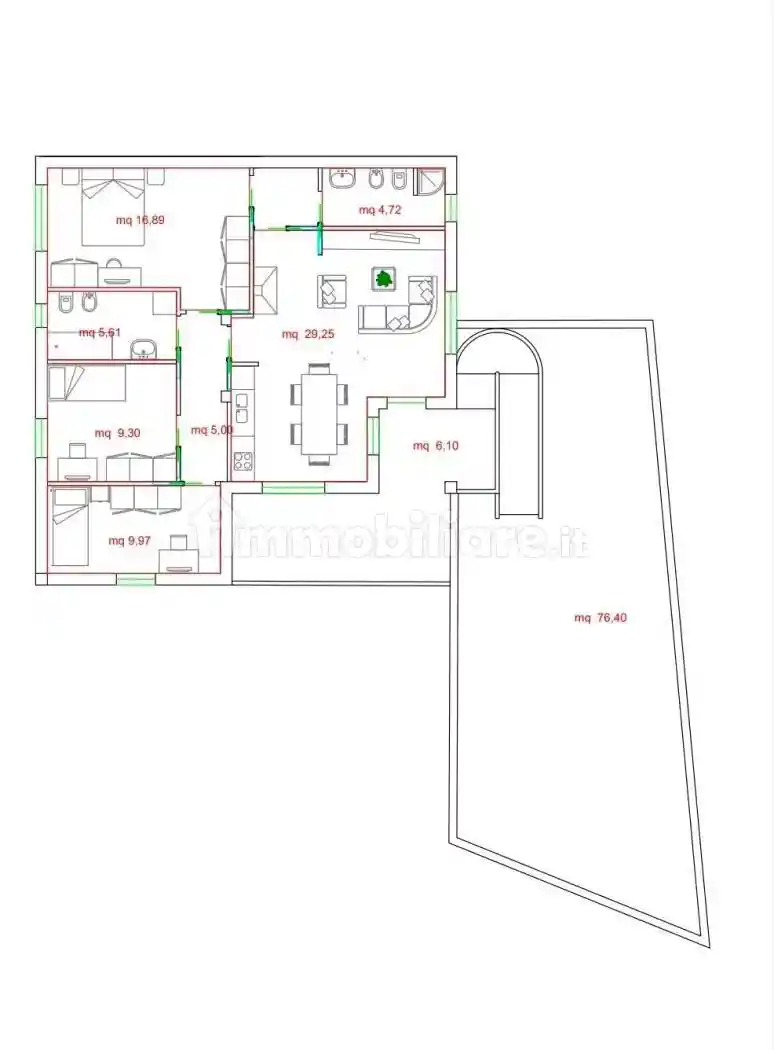 Appartamento in affitto a Uta