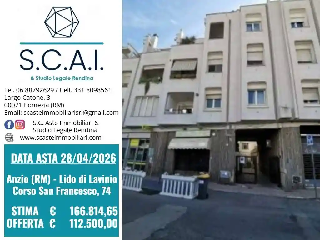 Appartamento in vendita a Anzio