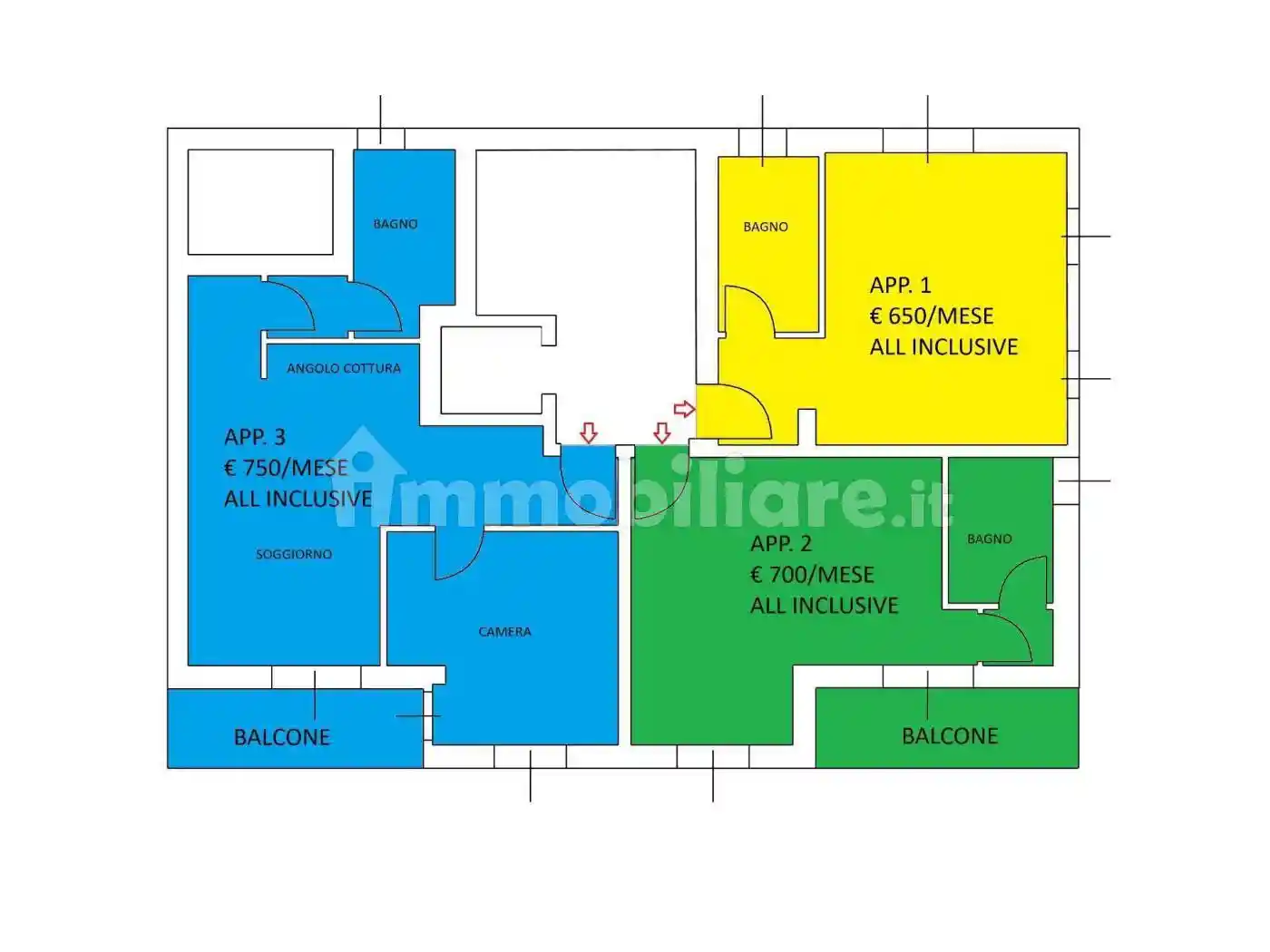 Appartamento in affitto a Almenno San Salvatore
