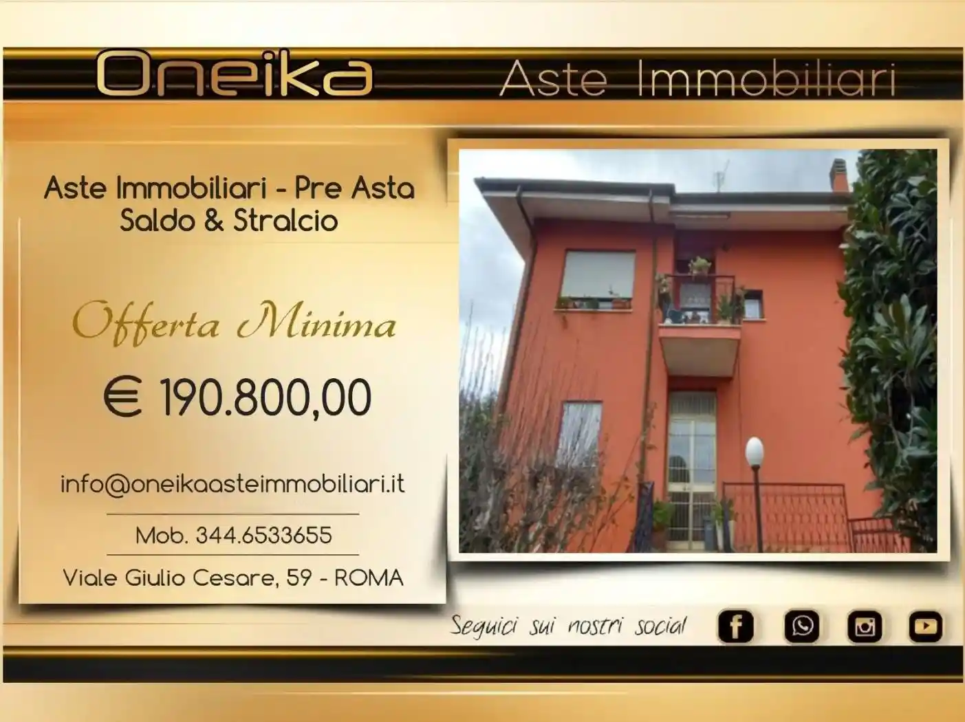 Appartamento in vendita a Grottaferrata