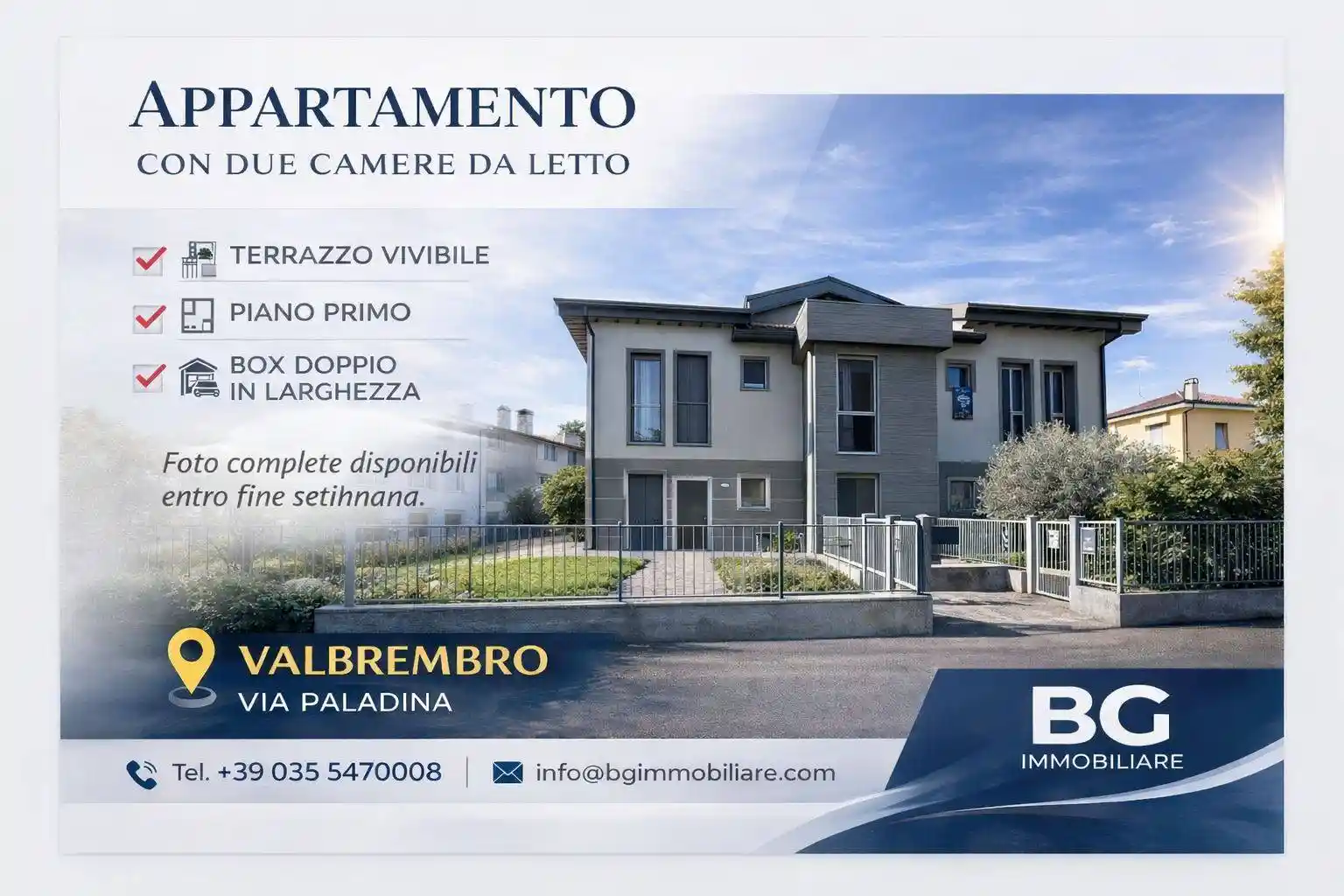 Appartamento in vendita a Valbrembo