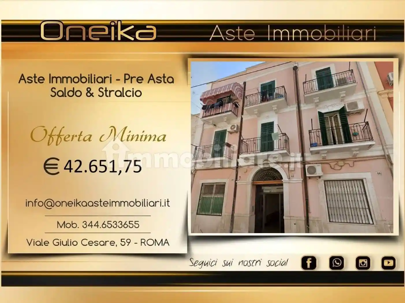 Appartamento in vendita a Bari