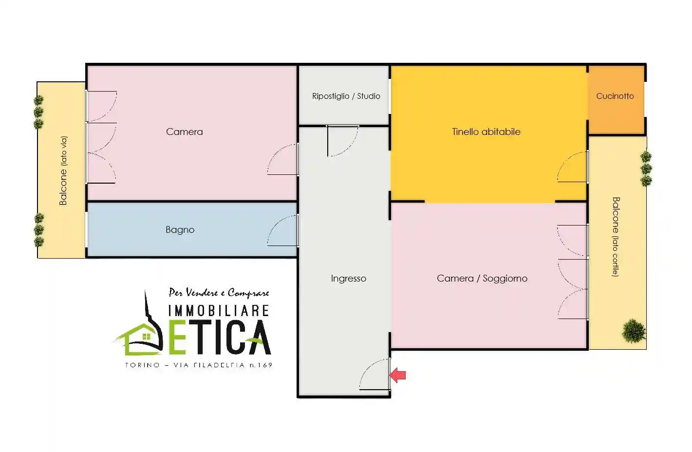 Appartamento in vendita a Torino