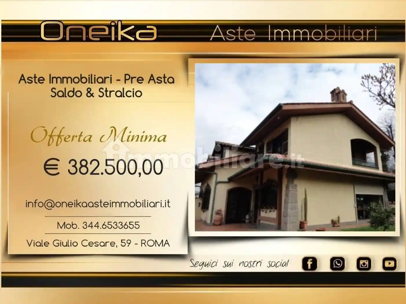 Villa in vendita a Rocca di Papa