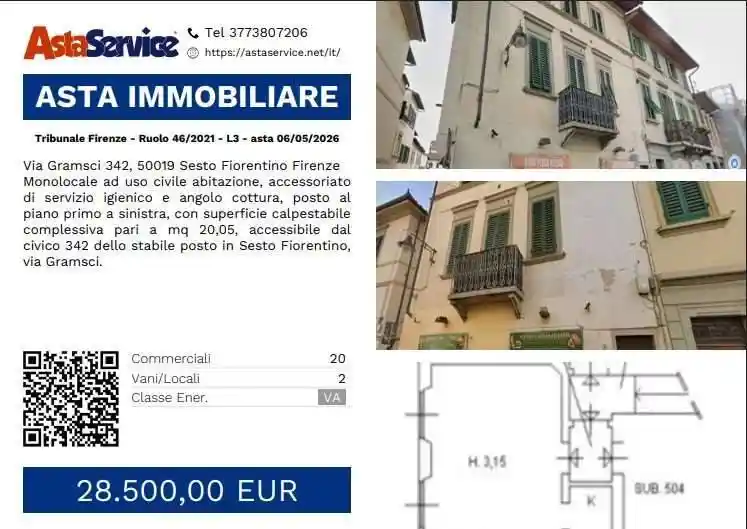 Appartamento in vendita a Sesto Fiorentino