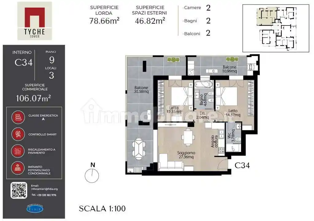 Appartamento in vendita a Pescara