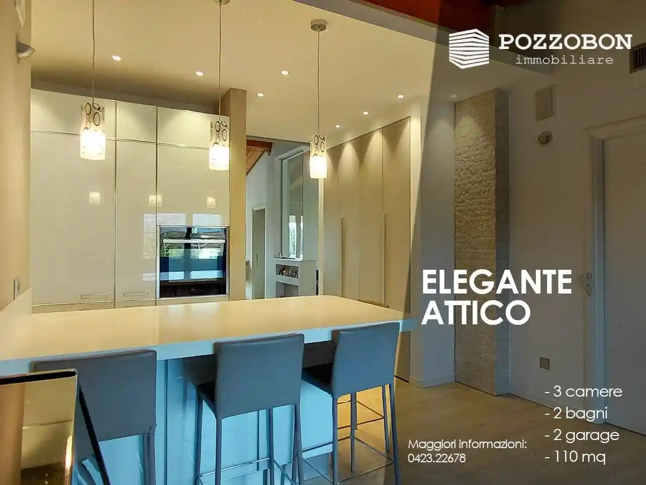 Attico - Mansarda in vendita a Montebelluna