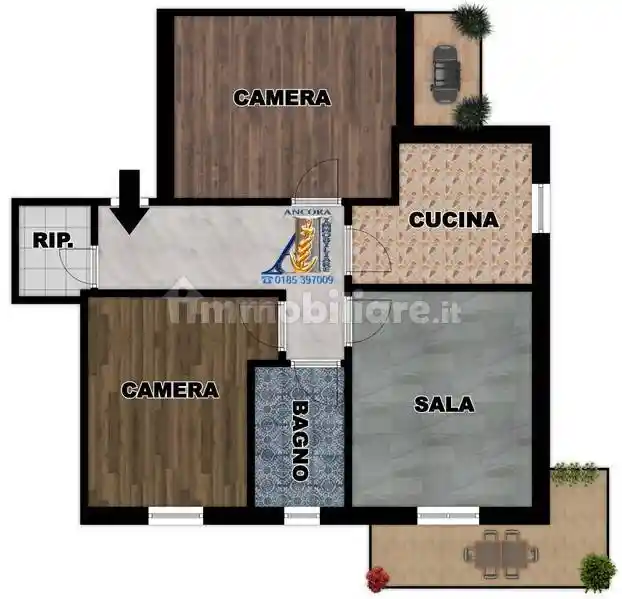 Appartamento in vendita a Rapallo