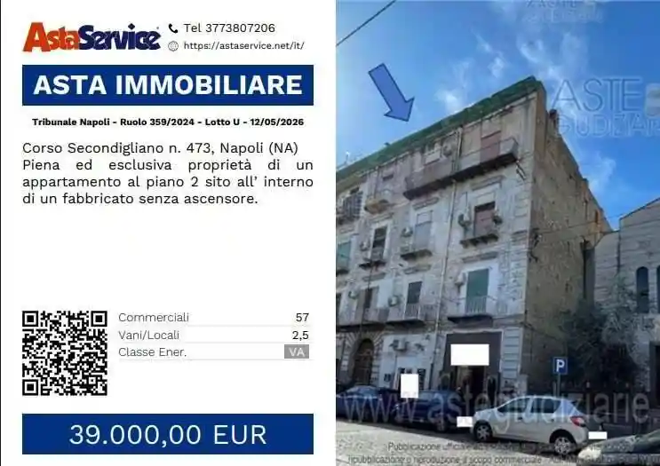 Appartamento in vendita a Napoli