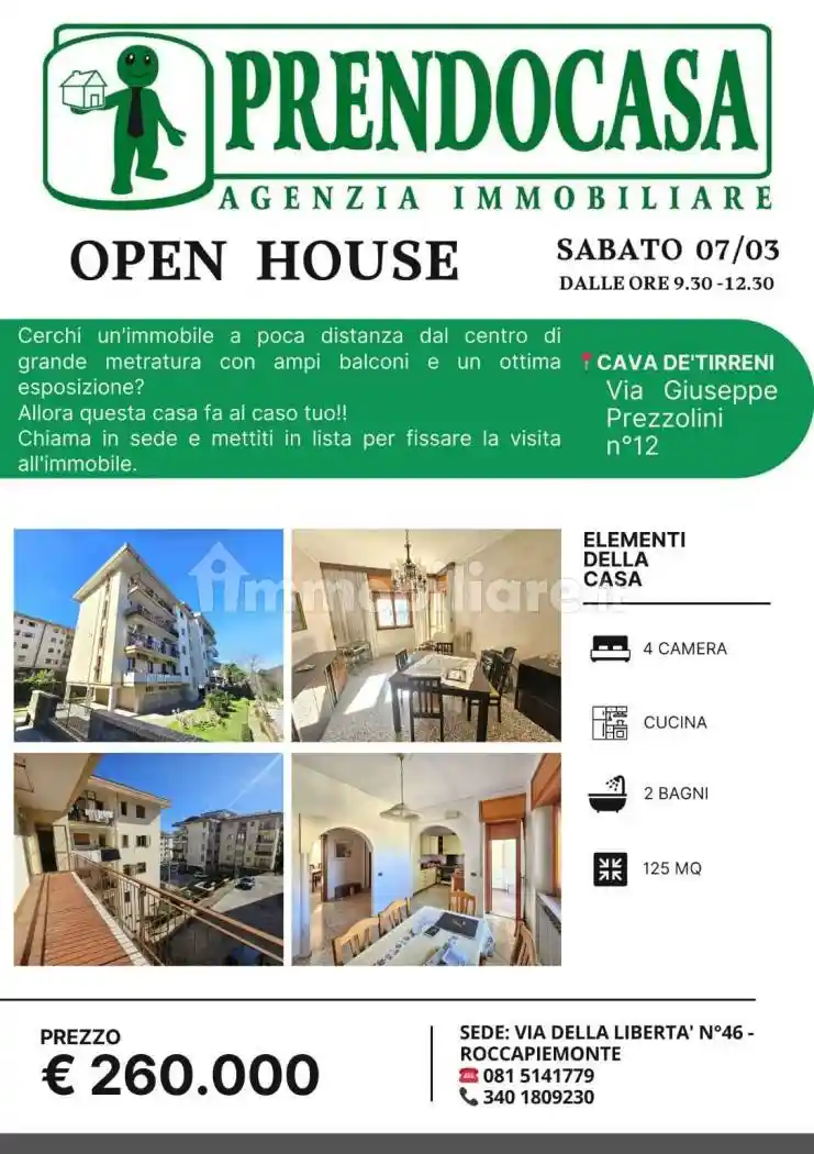 Appartamento in vendita a Cava de' Tirreni