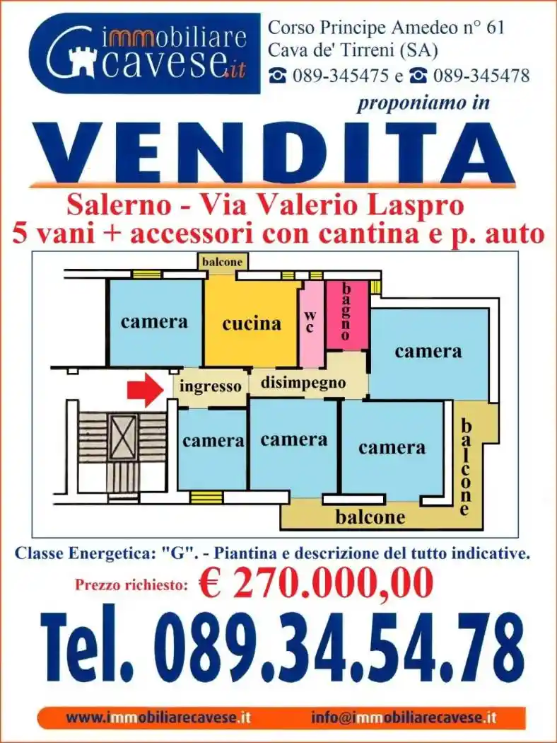Appartamento in vendita a Salerno
