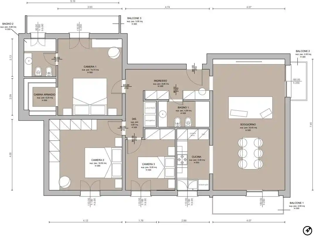 Appartamento in vendita a Casalecchio di Reno