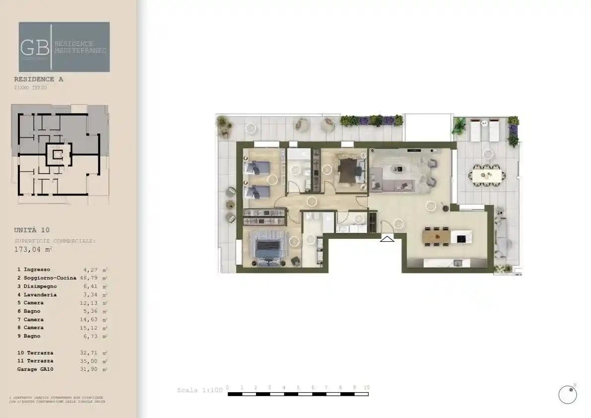 Attico - Mansarda in vendita a Abano Terme