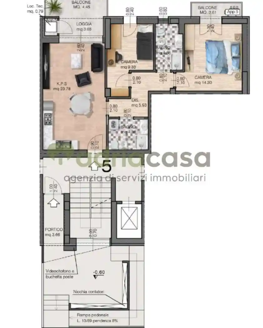 Appartamento in vendita a Riccione