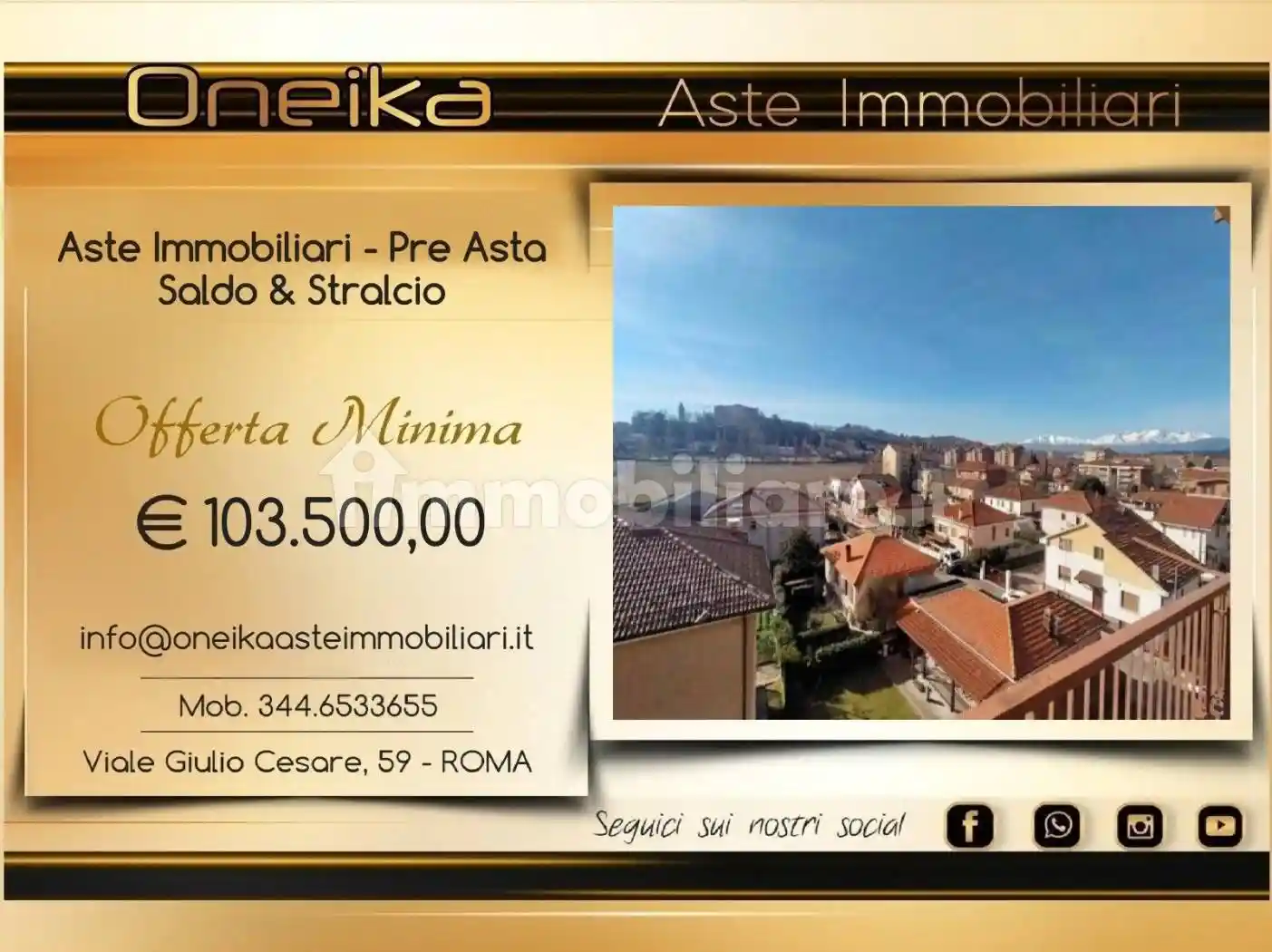 Appartamento in vendita a Rivoli