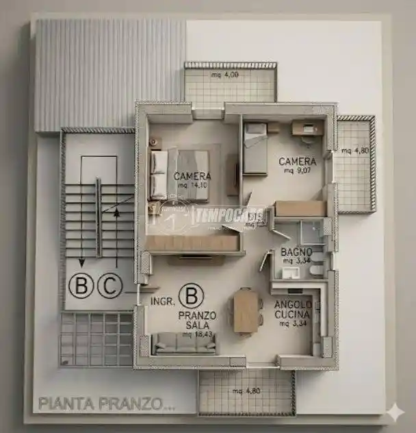 Casa indipendente in vendita a Montecosaro