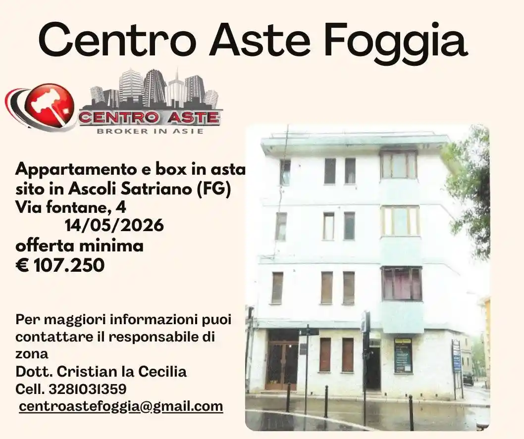 Appartamento in vendita a Ascoli Satriano