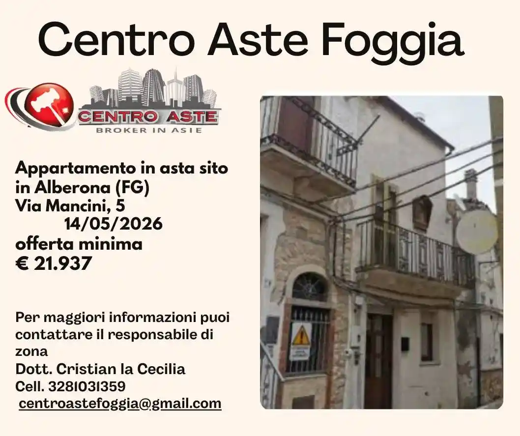 Appartamento in vendita a Alberona