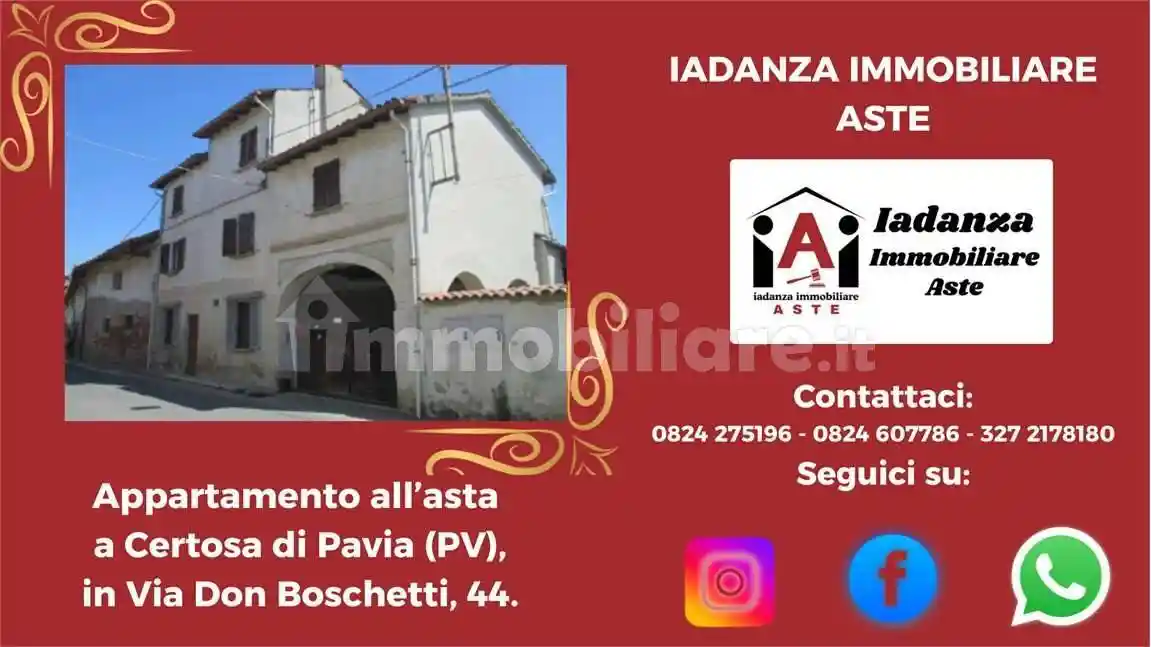 Appartamento in vendita a Certosa di Pavia