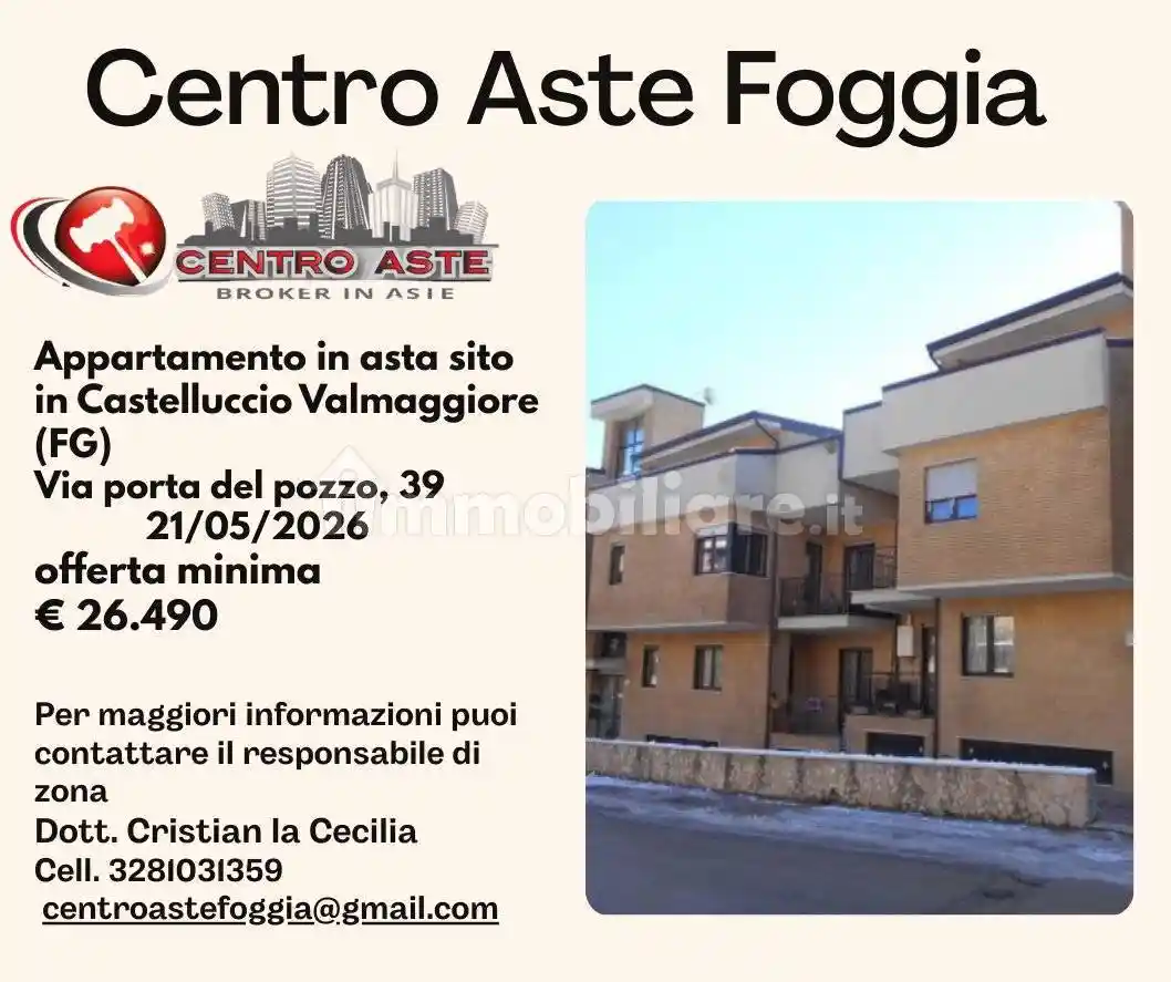 Appartamento in vendita a Castelluccio Valmaggiore