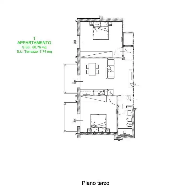 Appartamento in vendita a Firenze