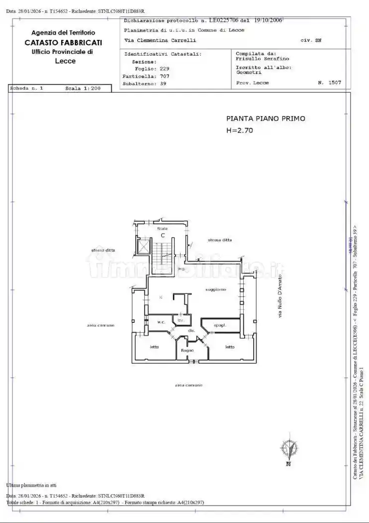 Appartamento in vendita a Lecce