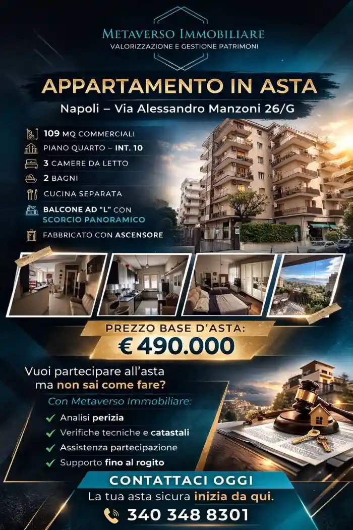 Appartamento in vendita a Napoli