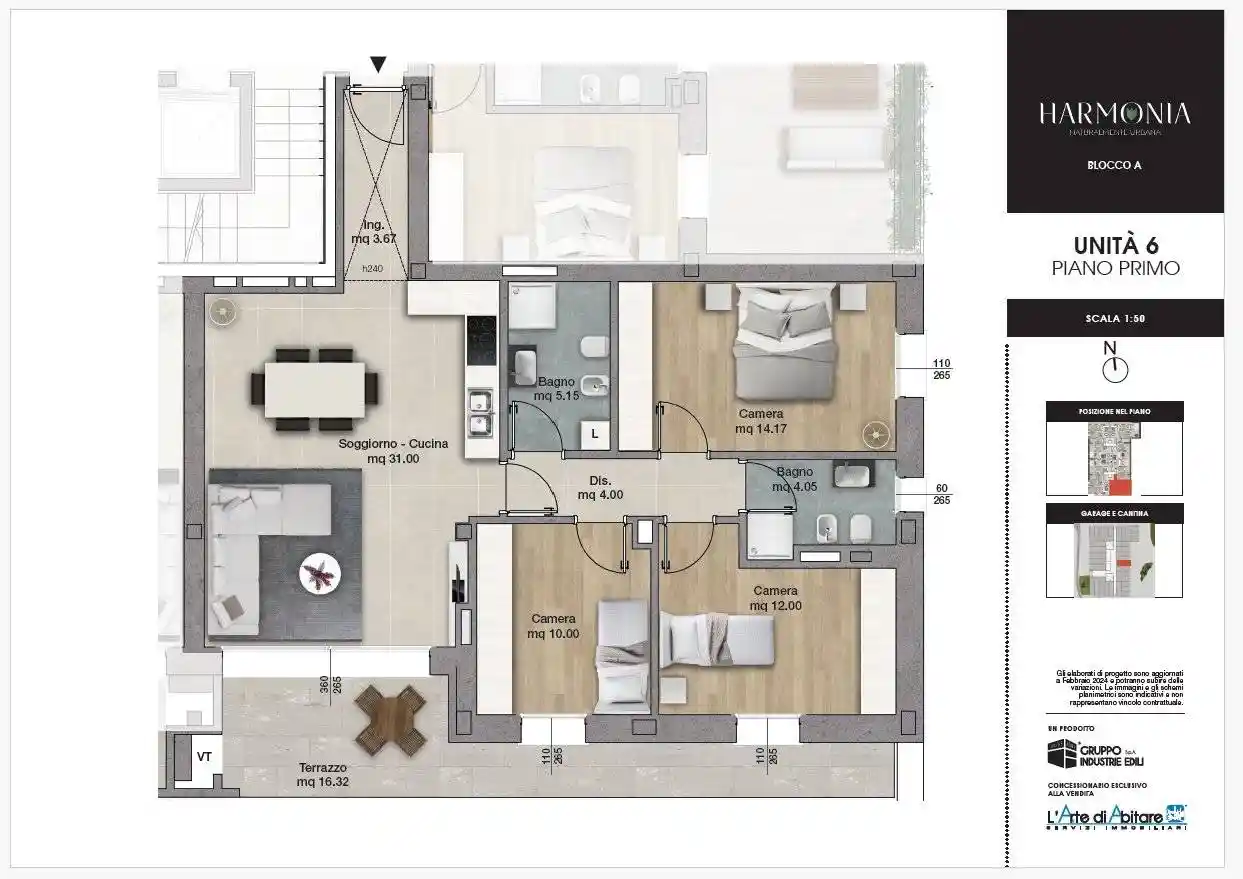 Appartamento in vendita a Monza