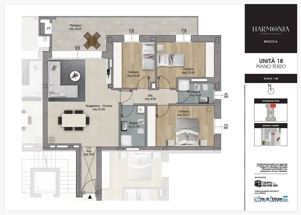 Appartamento in vendita a Monza