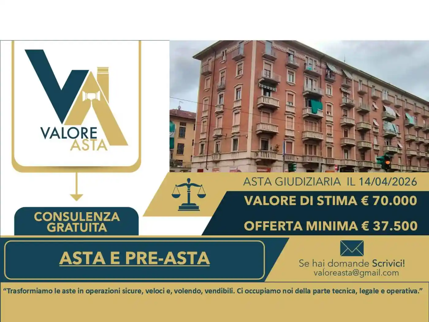 Appartamento in vendita a Torino