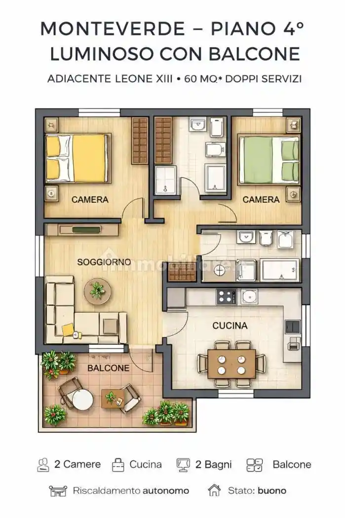 Appartamento in vendita a Roma