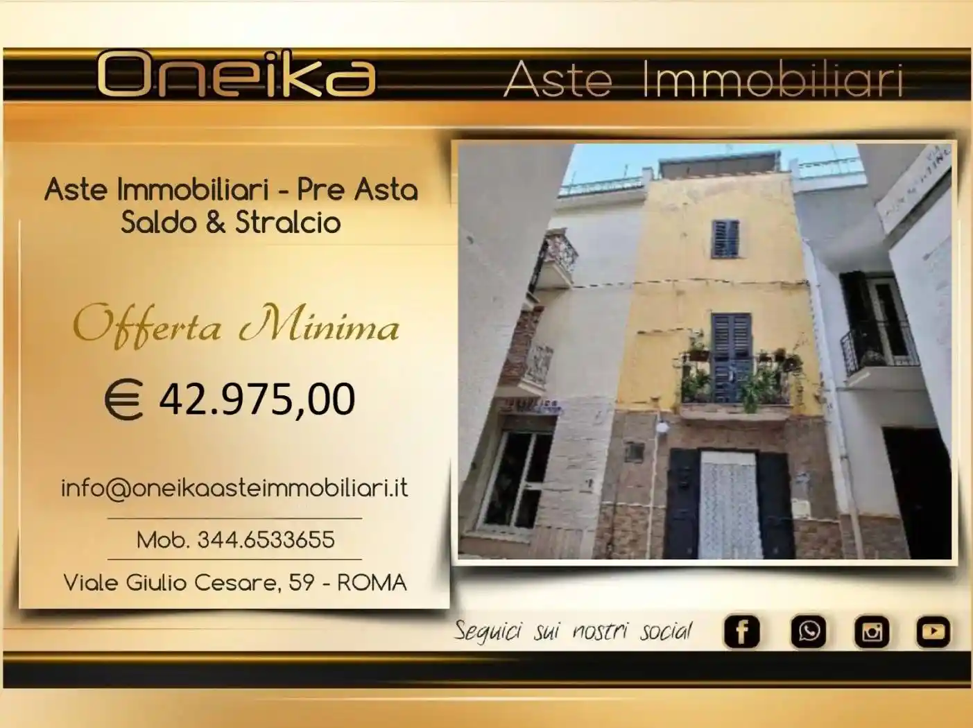 Appartamento in vendita a Mola di Bari