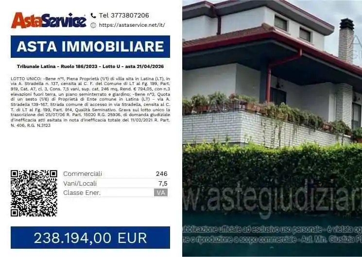 Villa in vendita a Latina