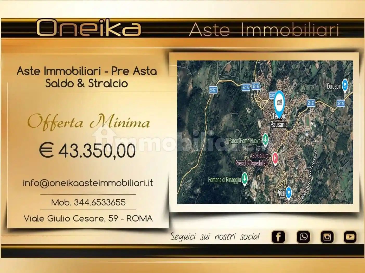 Appartamento in vendita a Tempio Pausania