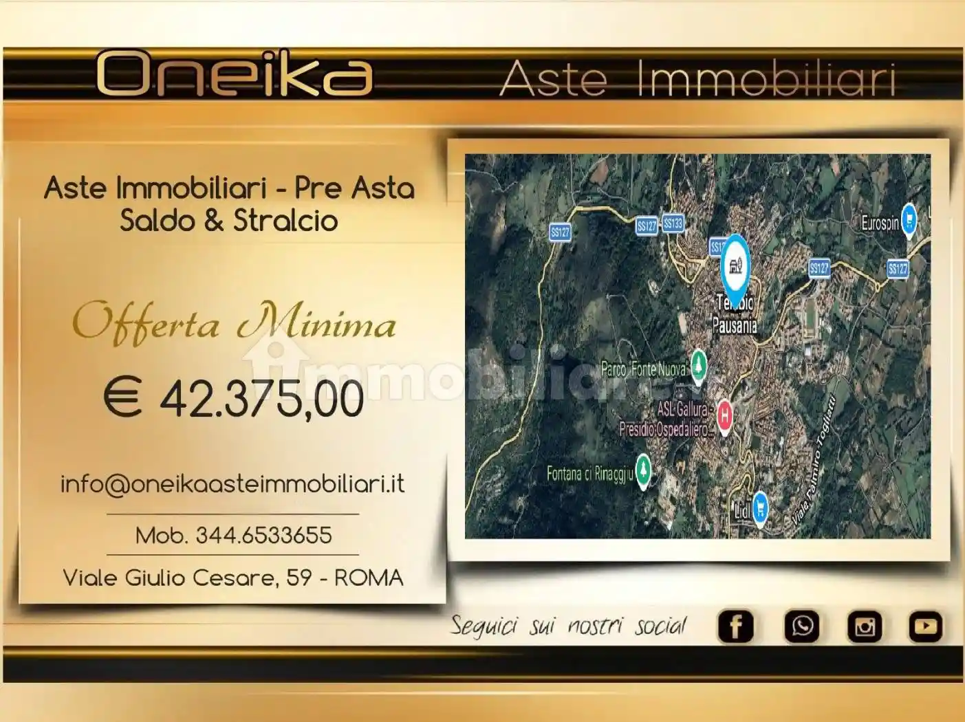 Appartamento in vendita a Tempio Pausania