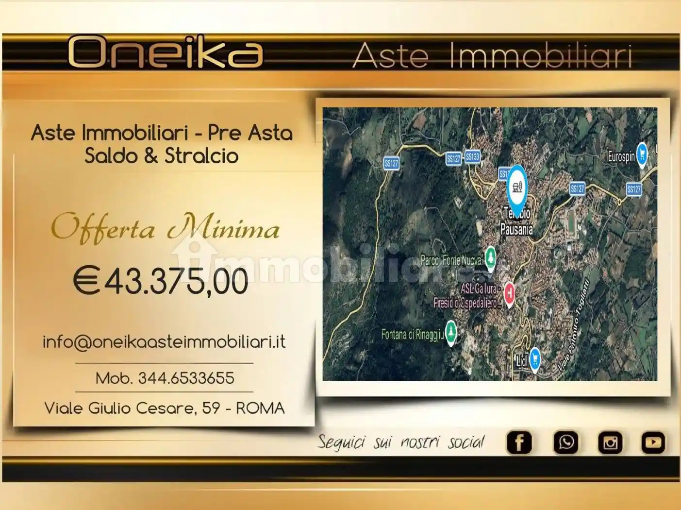 Appartamento in vendita a Tempio Pausania