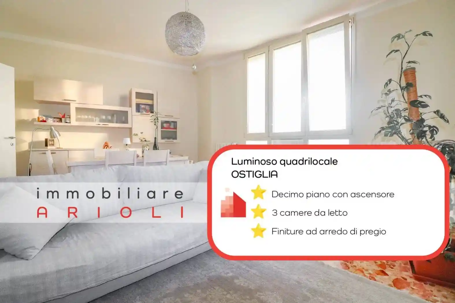 Appartamento in vendita a Ostiglia