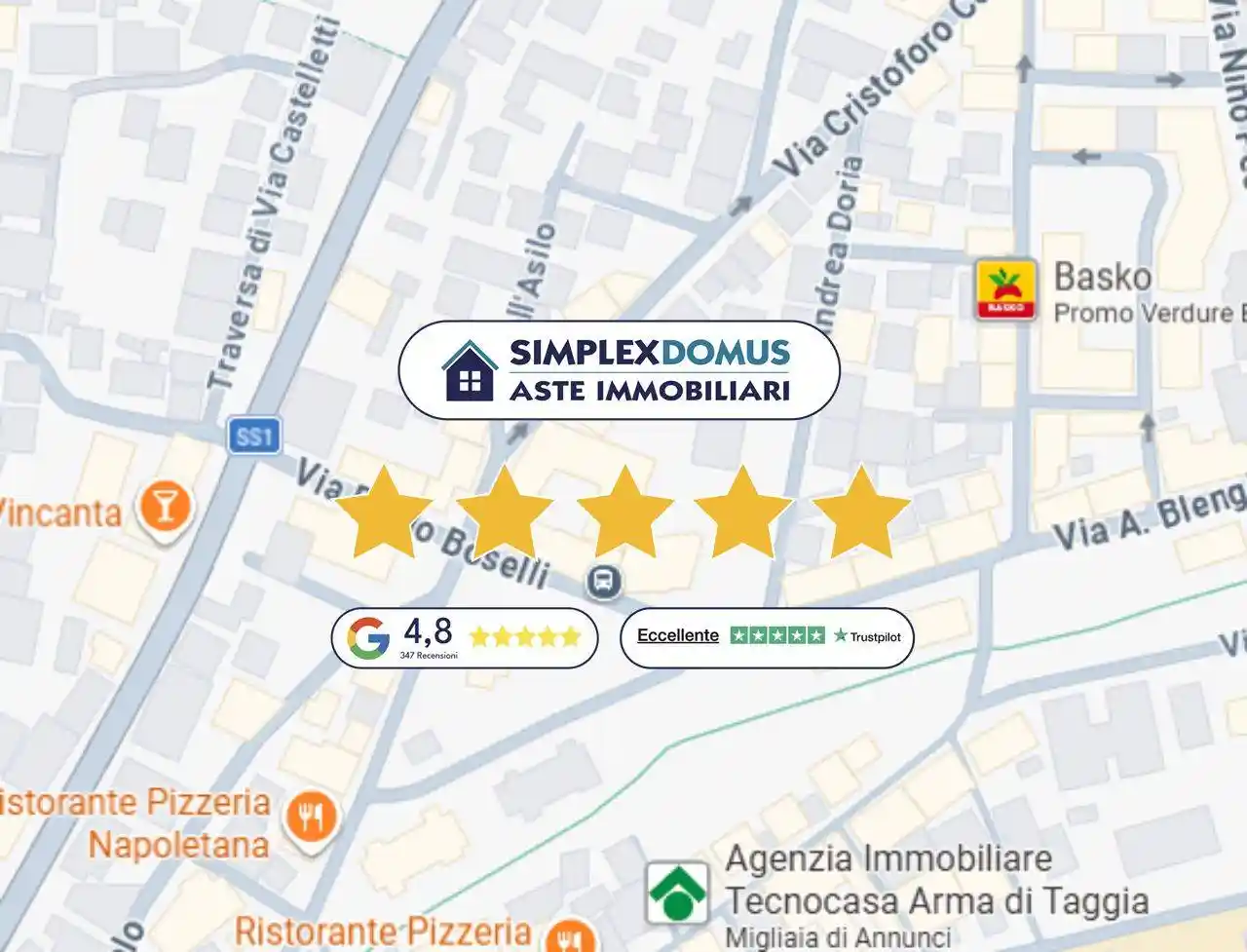 Appartamento in vendita a Taggia