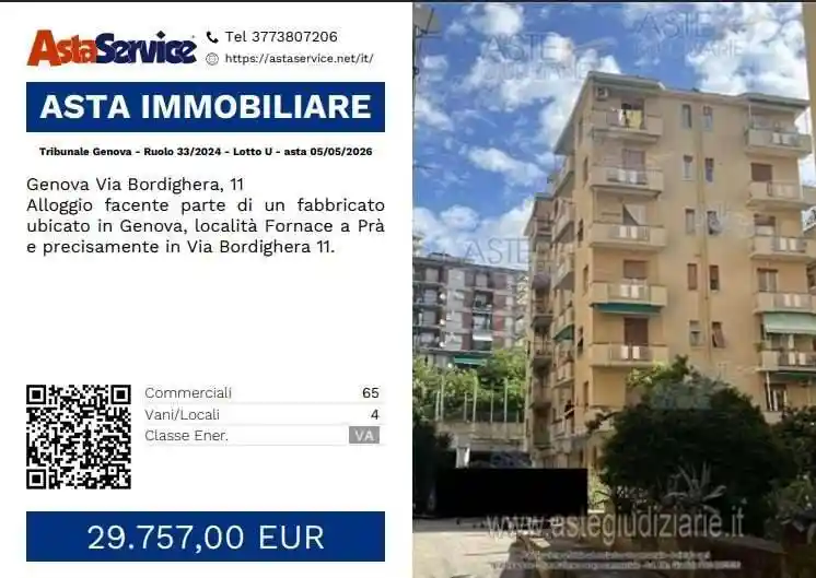 Appartamento in vendita a Genova