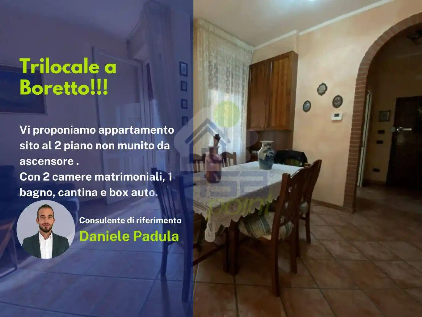 Appartamento in vendita a Boretto