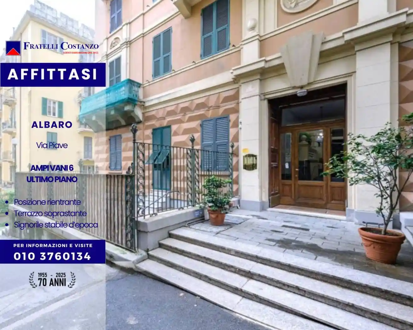 Appartamento in affitto a Genova