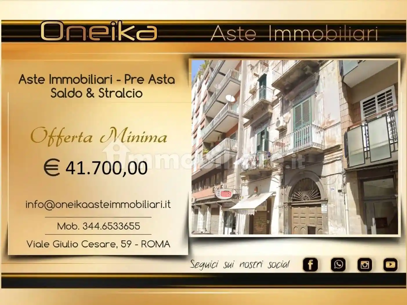 Appartamento in vendita a Bari