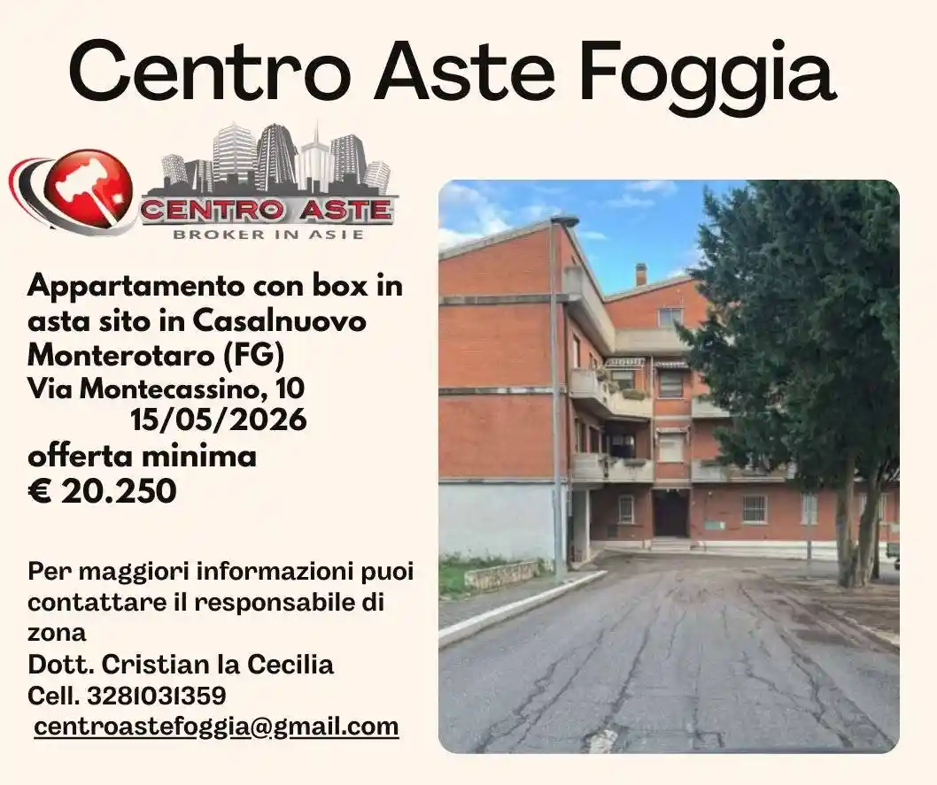 Appartamento in vendita a Casalnuovo Monterotaro