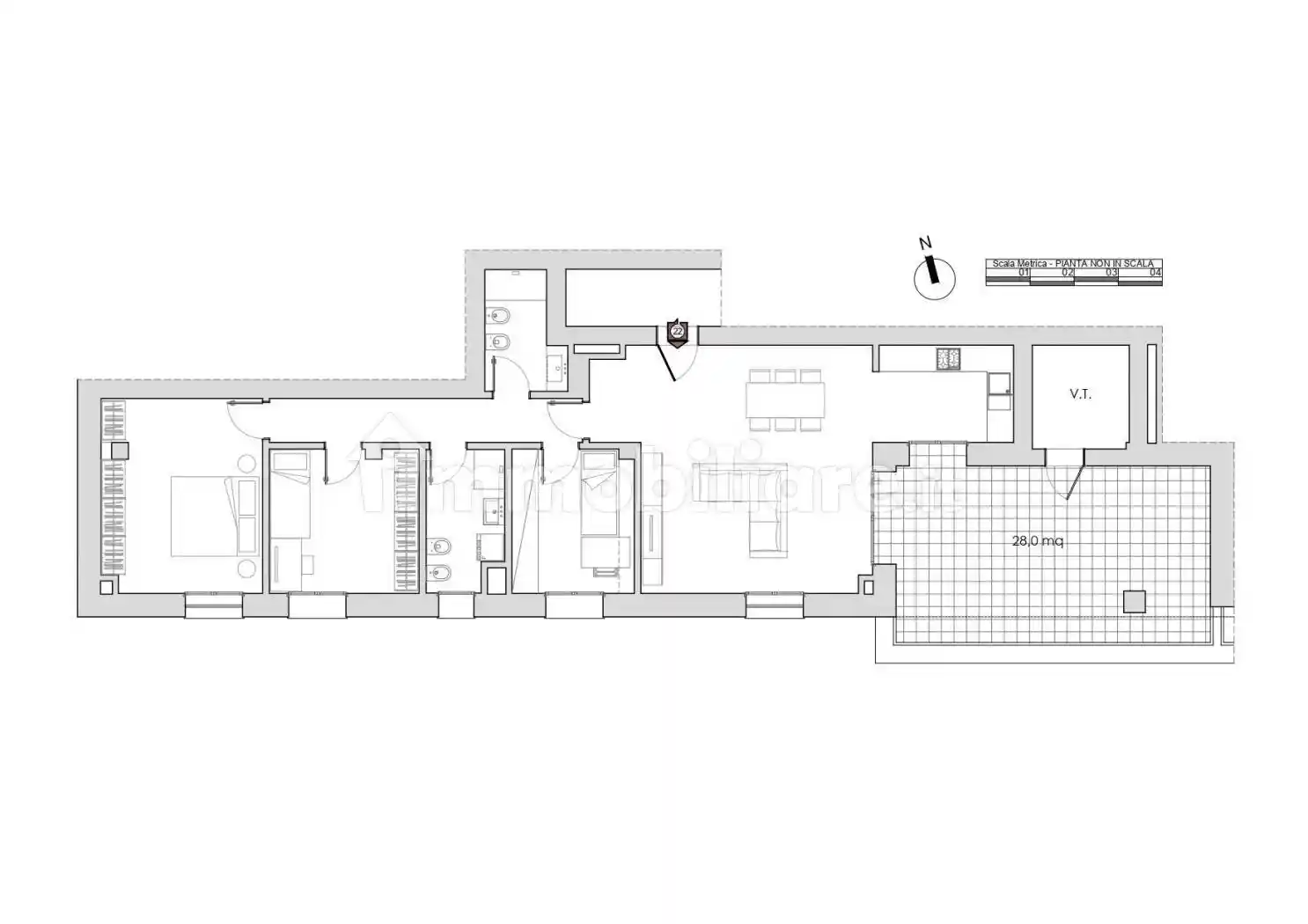 Appartamento in vendita a Casalecchio di Reno