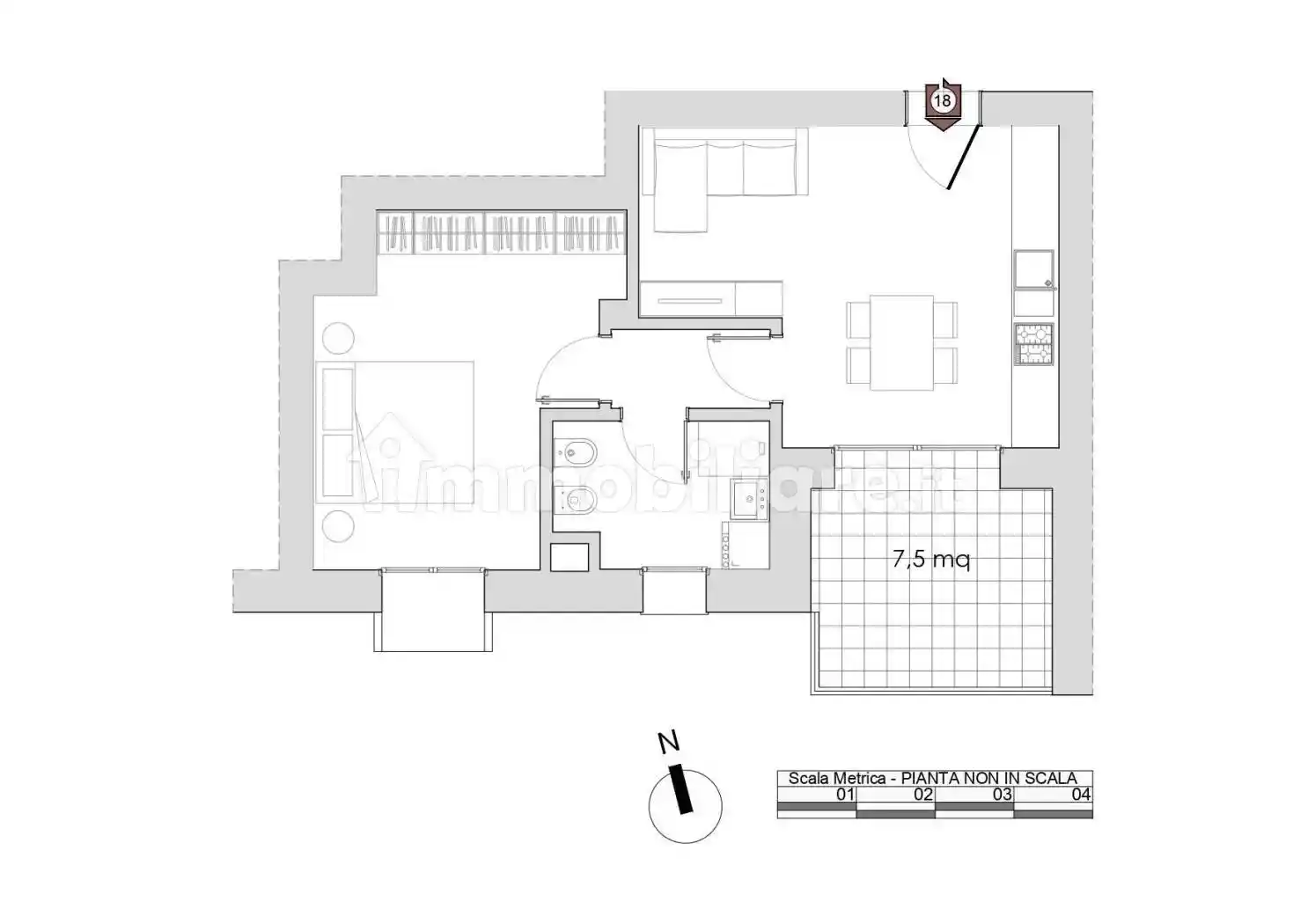 Appartamento in vendita a Casalecchio di Reno