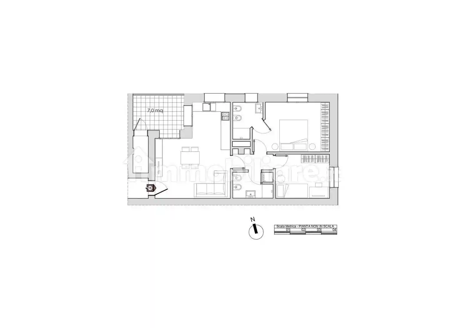 Appartamento in vendita a Casalecchio di Reno