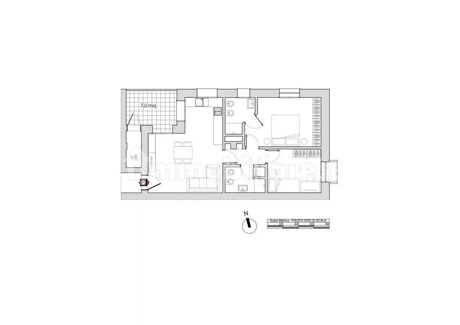 Appartamento in vendita a Casalecchio di Reno